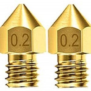 3D Printer MK8 Extruder Brass Nozzle 0.2 mm