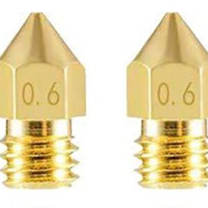 3D Printer MK8 Extruder Brass Nozzle 0.6 mm