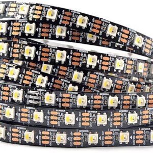 WS2812B 5050 RGB LED Strip 1 Meter 60LED/M Individual Addressable 5V Black PCB Non waterproof