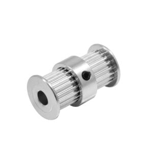 GT2 pulley type double head GT2 20 teeth 9mm width bore 5mm timing pulley for GT2 Timing belt 3D printer part gear