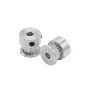 GT2 Timing Pulley synchronous wheel aluminum silver 20 teeth bore 5mm for 2GT Timing Belt width 6mm