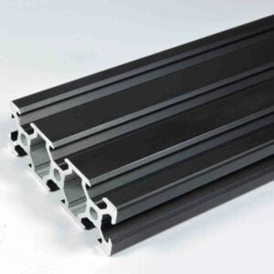 Industrial T slot 3060 Aluminum Profile Black / Silver