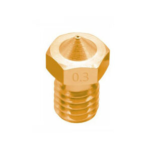 3D Printer V6 M6 Threaded E3D Brass Nozzle 0.3mm