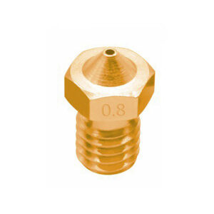 3D Printer V6 M6 Threaded E3D Brass Nozzle 0.8mm