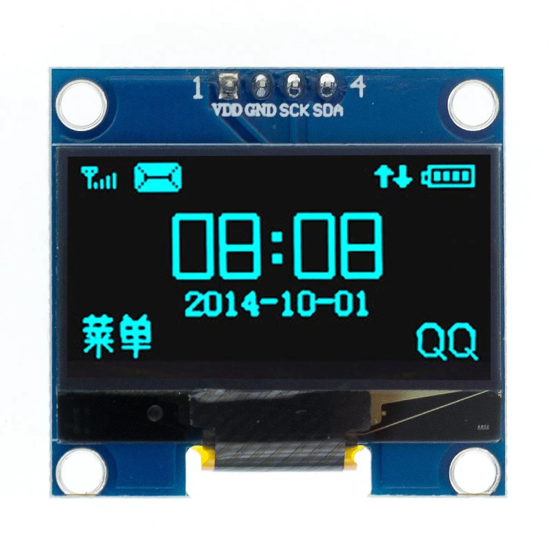 1.3 inch OLED module SPI/IIC I2C Communicate blue color 128X64